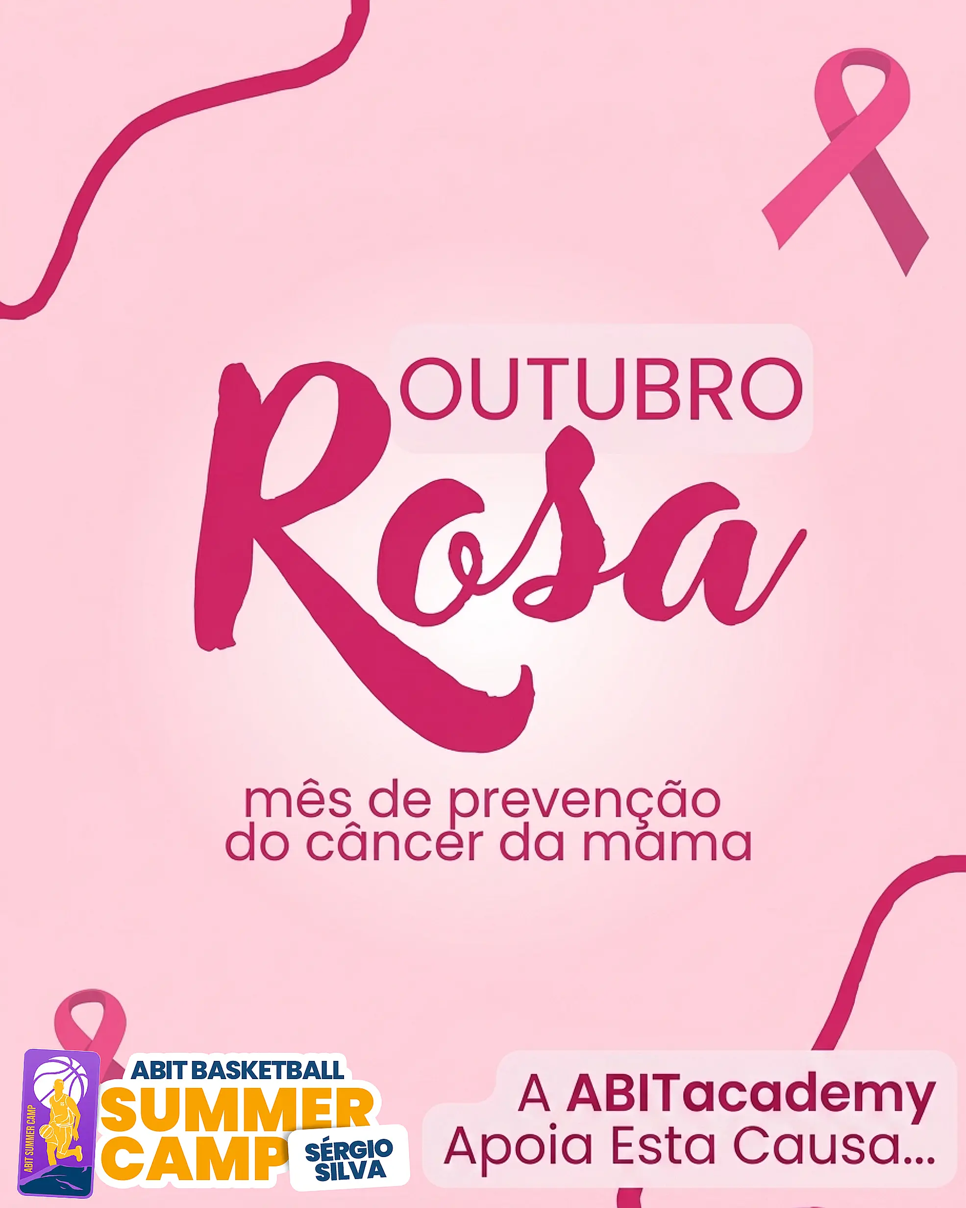 Campanha Outubro Rosa - prevenção e diagnóstico precoce do cancro da mama