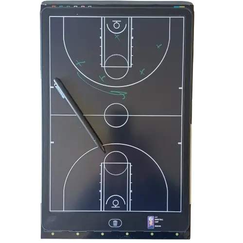 Quadro Tático Digital LCD 16", Basquetebol, c/ Caneta