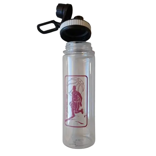 Garrafa RPET 750 ml Tottle, Preto (c/ logo)