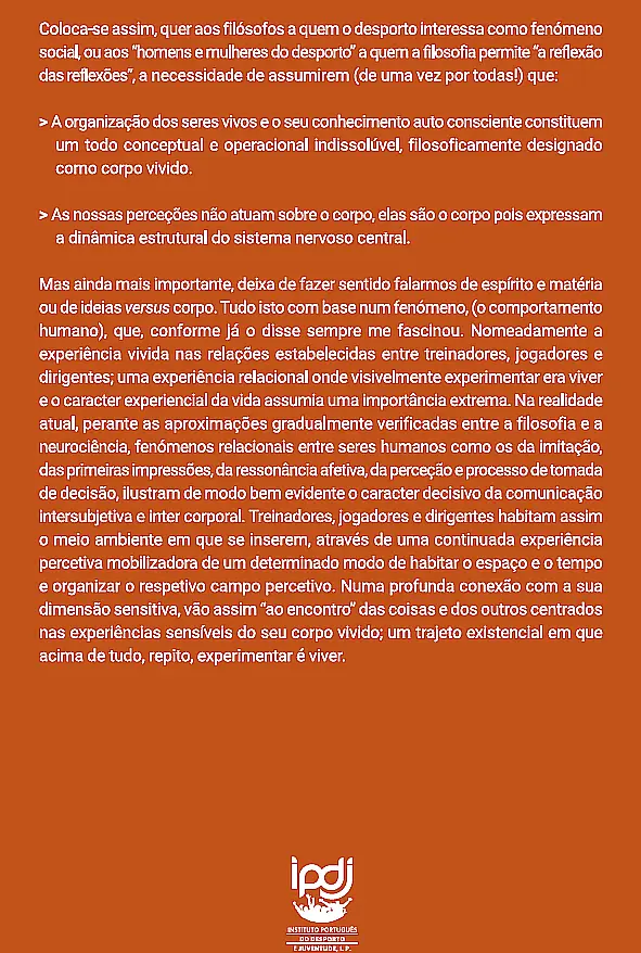 SER TREINADOR - Uma filosofia de vida, Jorge Araújo
